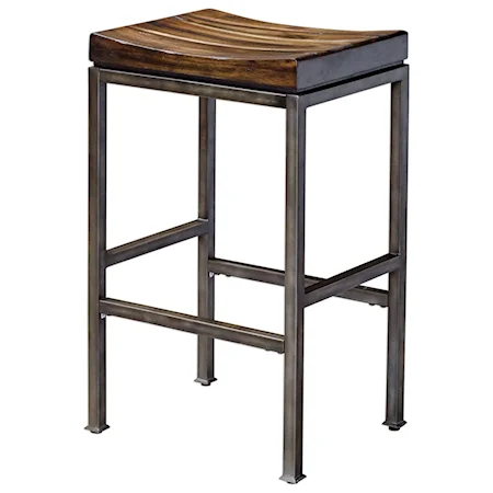 Beck Industrial Bar Stool